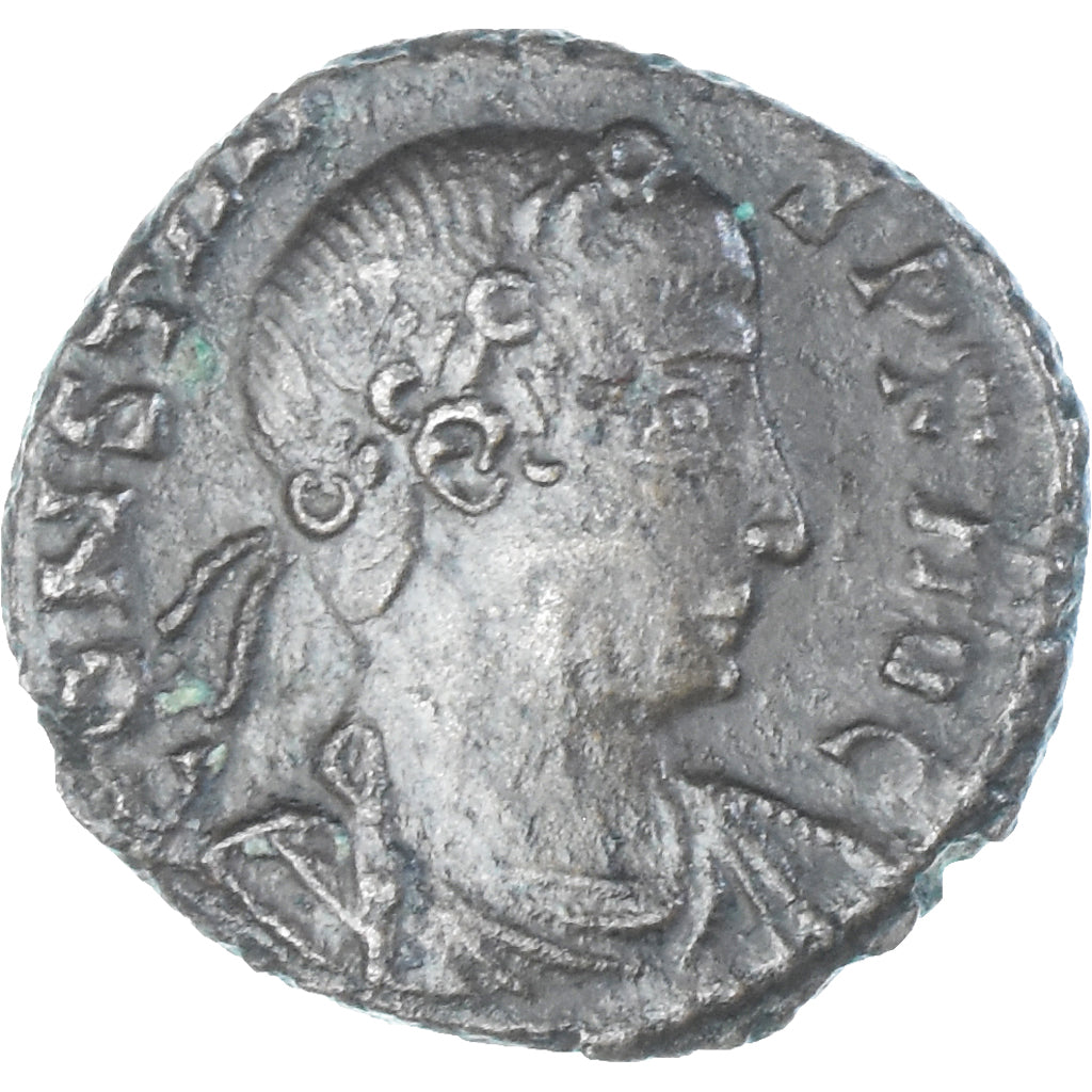 Moeda, Constans, Follis, 347-348, Rome, AU(50-53), Bronze, RIC:92