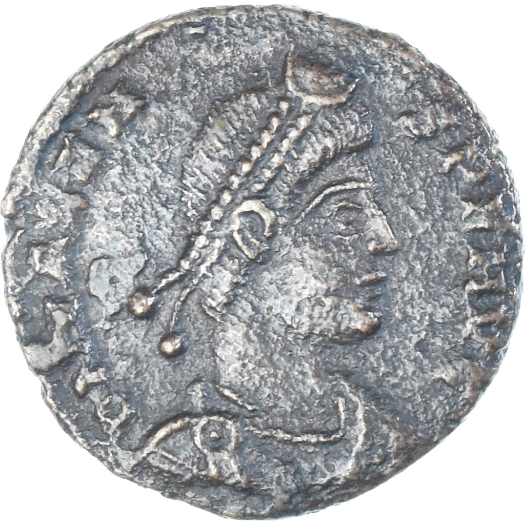 Moneta, Valens, Follis, 375-378, Arles, BB+, Bronzo, RIC:19a