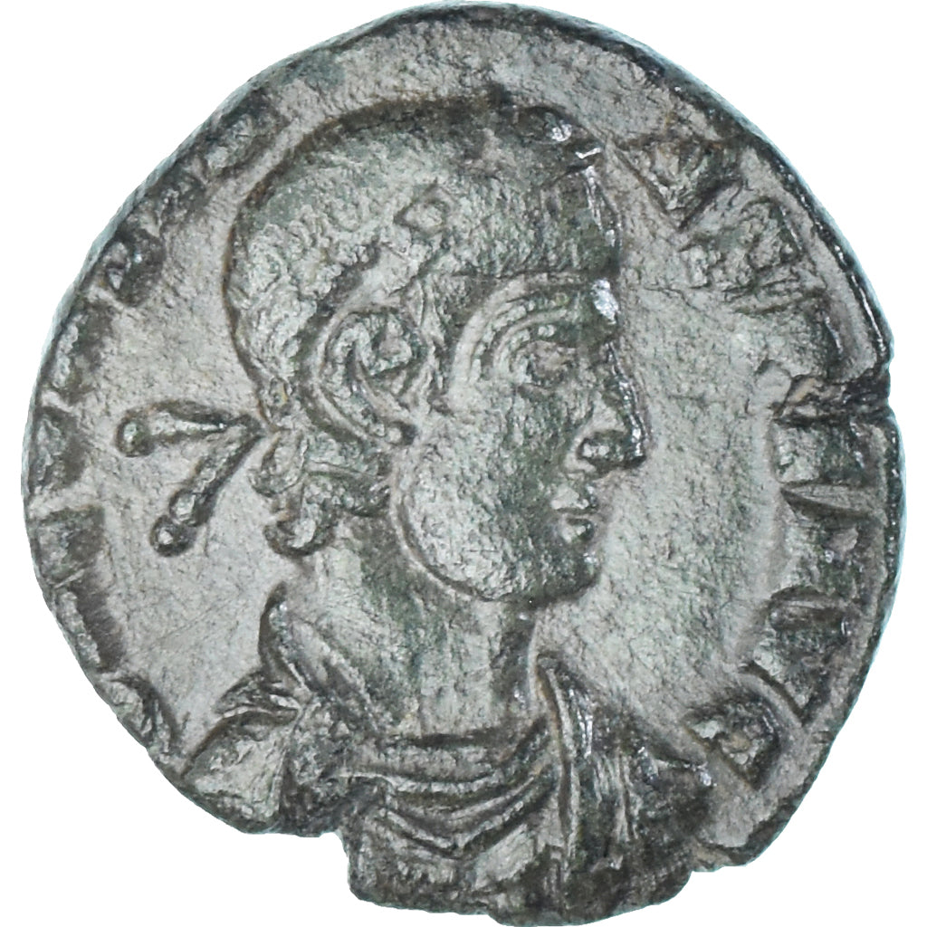Coin, Constans, Follis, 348-350, Lugdunum, AU(50-53), Bronze, RIC:96