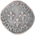 Moeda, França, Henri III, Double Tournois, 1586, Troyes, VF(20-25), Cobre