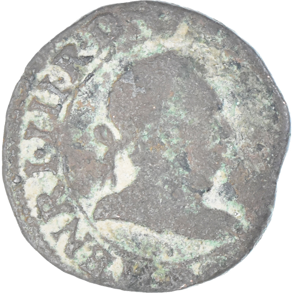 Moeda, França, Henri III, Double Tournois, (1574-1589), Uncertain Mint