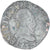 Moneda, Francia, Henri III, Double Tournois, 1587, Troyes, BC+, Cobre, CGKL:134