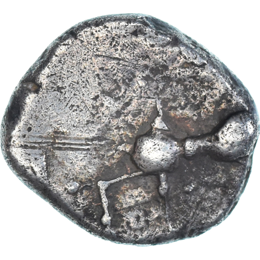 Coin, Aedui, Denier à la tête casquée, 80-50 BC, VF(30-35), Silver