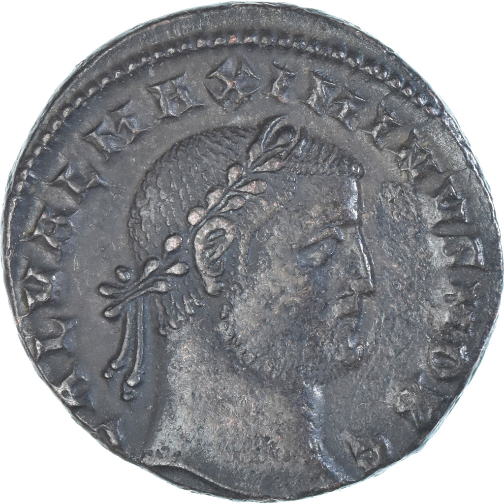 Moeda, Maximinus II, Follis, 308-309, Cyzicus, AU(50-53), Bronze, RIC:43