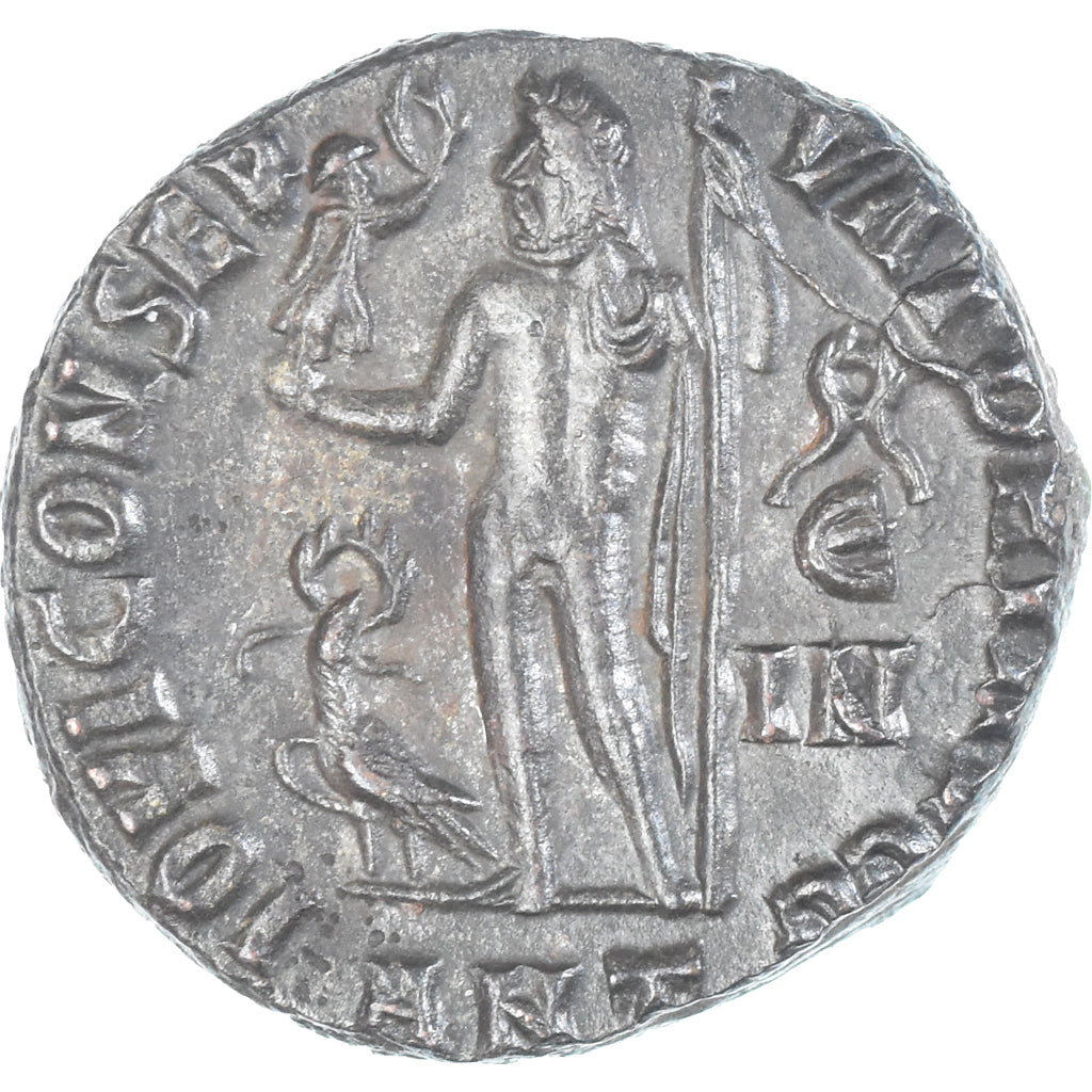 Moeda, Constantine I, Follis, 313-314, Antioch, AU(55-58), Bronze, RIC:7