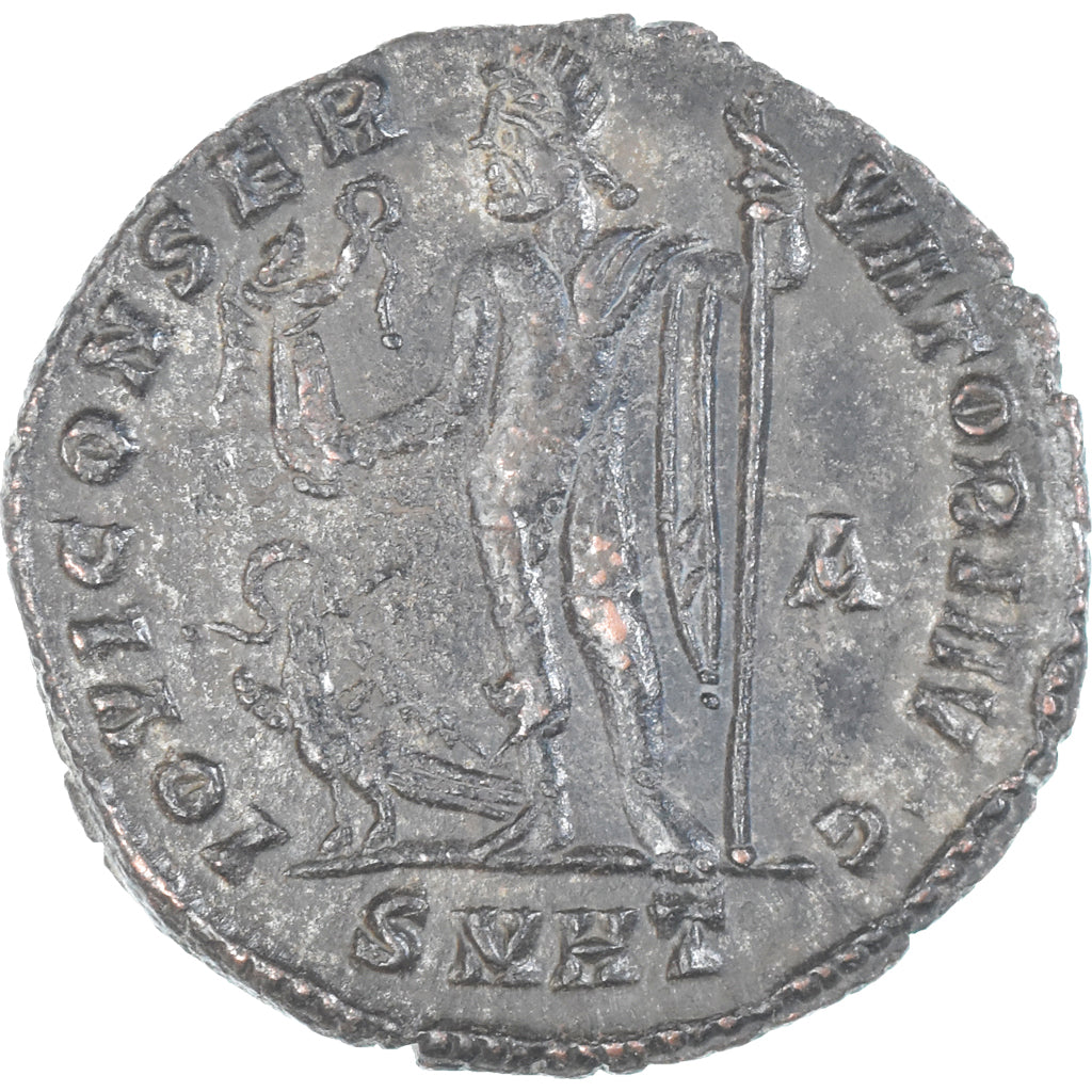 Moneta, Licinius I, Follis, 313-314, Heraclea, AU(50-53), Brązowy, RIC:6