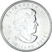 Coin, Canada, Wolf full moon, 5 dollars, 1 oz, 2011, MS(64), Silver