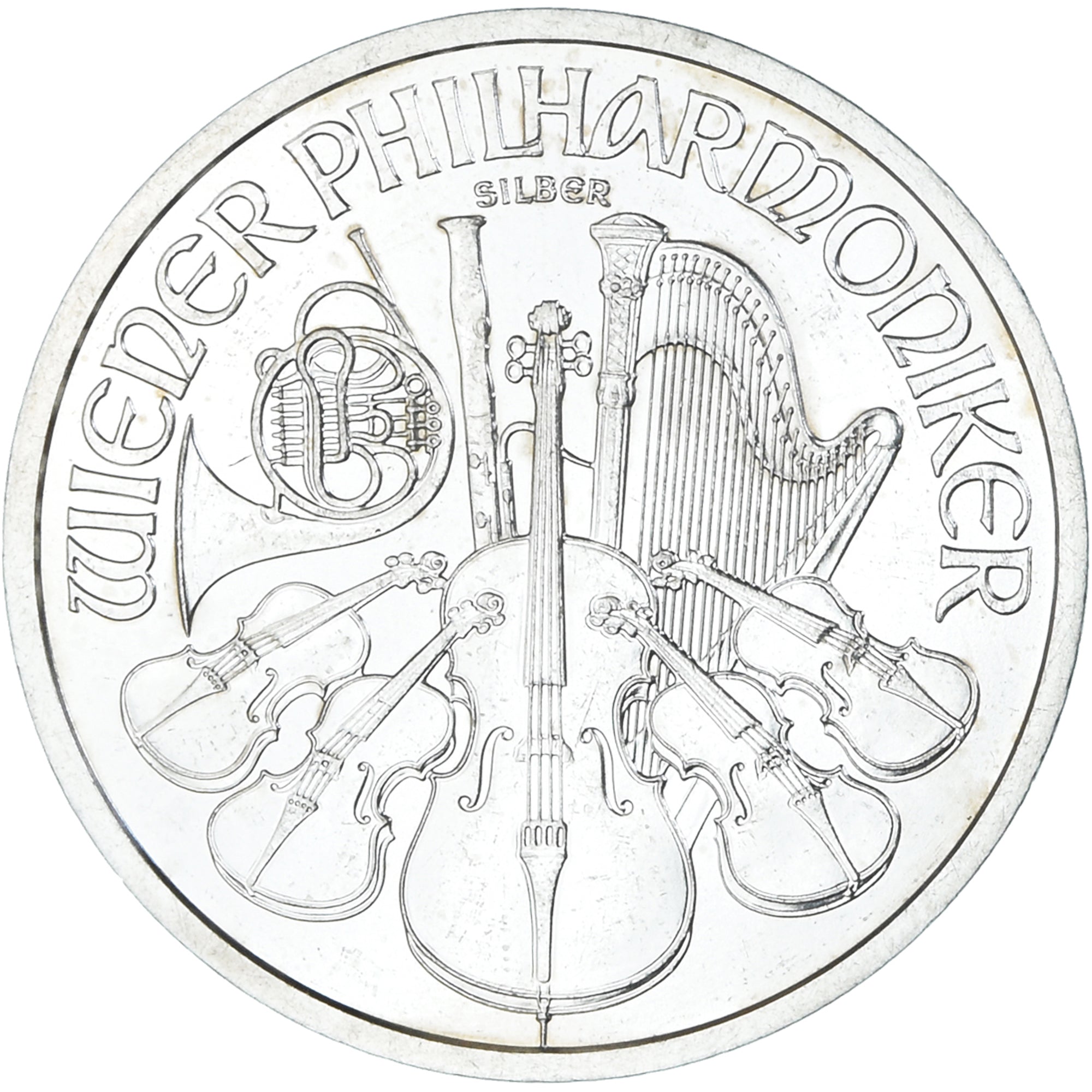 Coin, Austria, Philharmonic Orchestra, 1-1/2 Euro, 2012, 1 Oz, MS(64), Silver