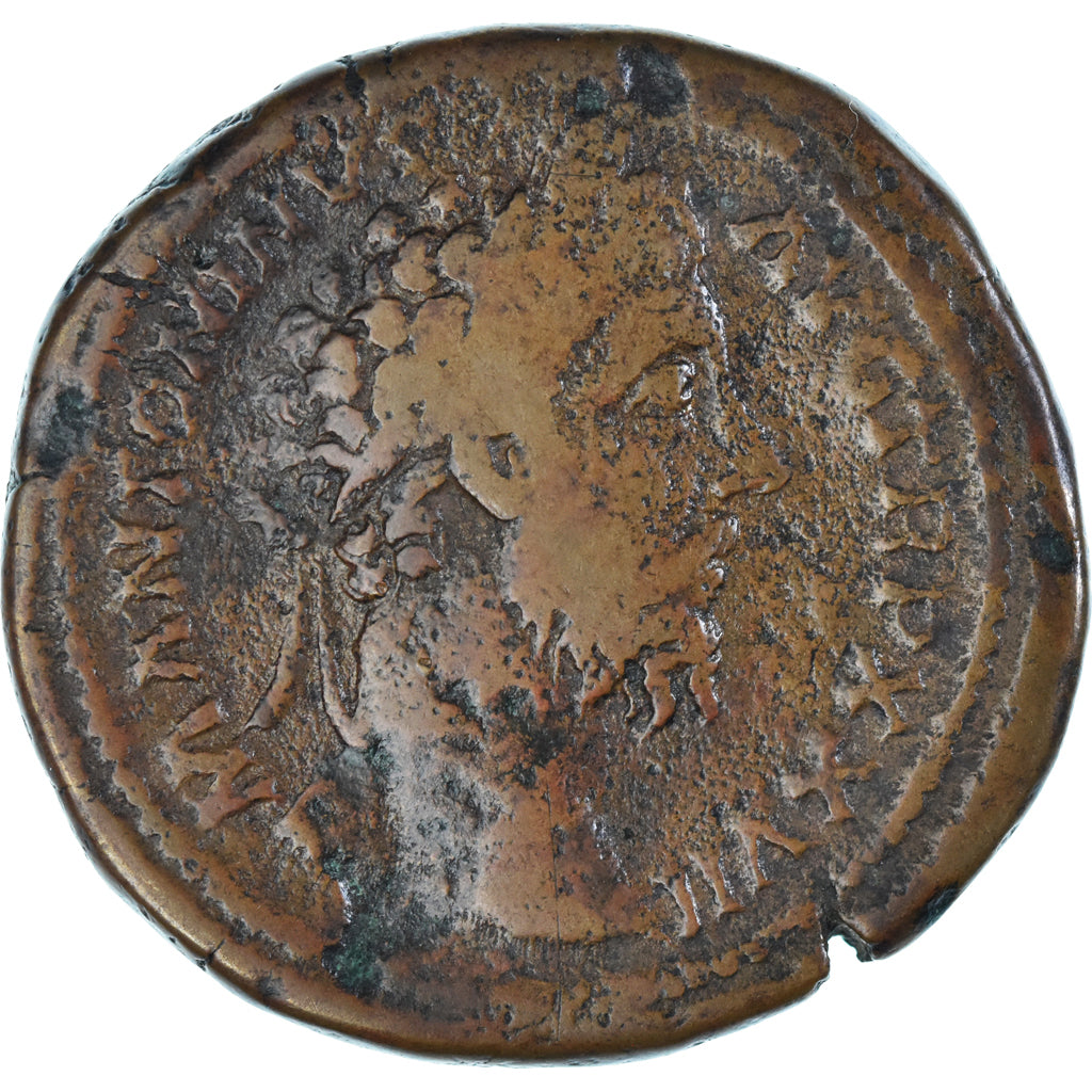 Coin, Marcus Aurelius, Sestertius, 172-173, Rome, VF(30-35), Bronze, RIC:1075