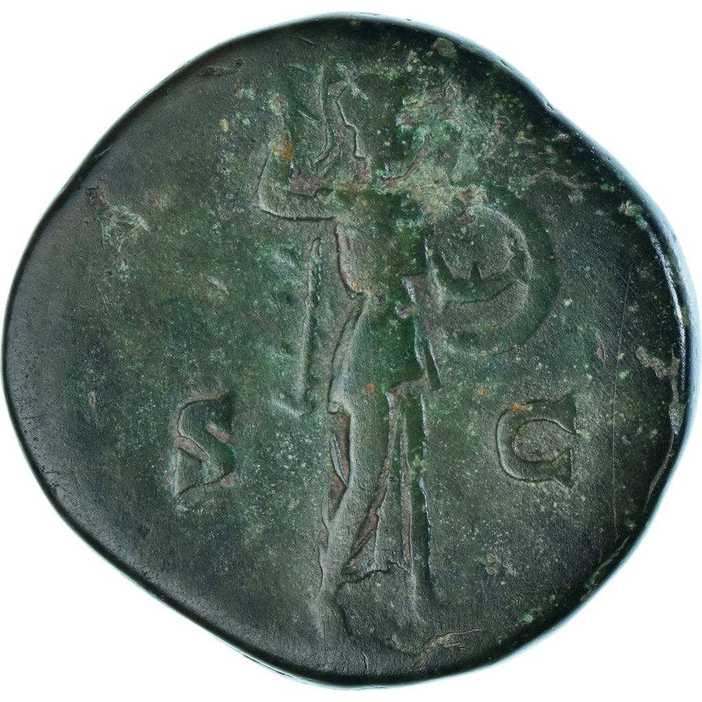 Coin, Marcus Aurelius, Sestertius, 145, Rome, VF(30-35), Bronze, RIC:1243a