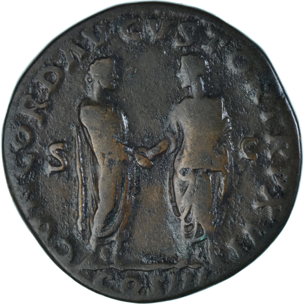Monnaie, Marc Aurèle, Sesterce, 161-162, Rome, TTB, Bronze, RIC:826