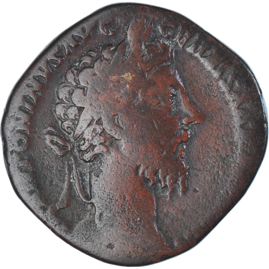 Coin, Marcus Aurelius, Sestertius, 176-177, Rome, VF(20-25), Bronze, RIC:1190