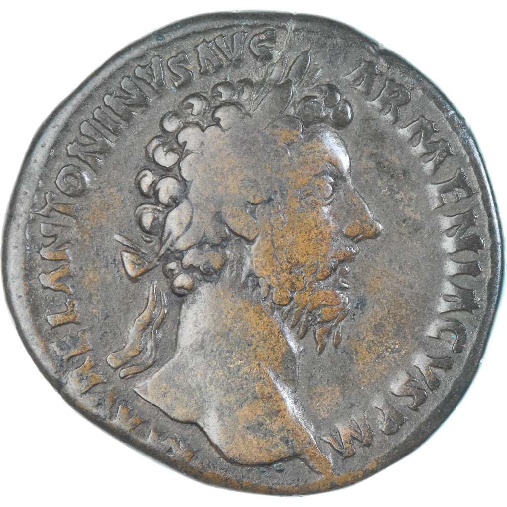 Coin, Marcus Aurelius, Sestertius, 165-166, Rome, VF(30-35), Bronze, RIC:923
