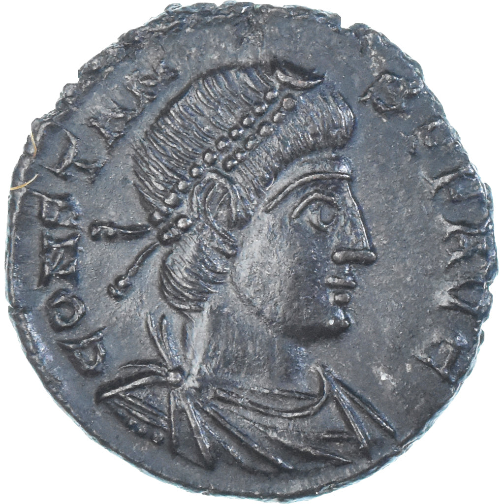 Moeda, Constans, Follis, 347-348, Trier, AU(55-58), Bronze, RIC:195