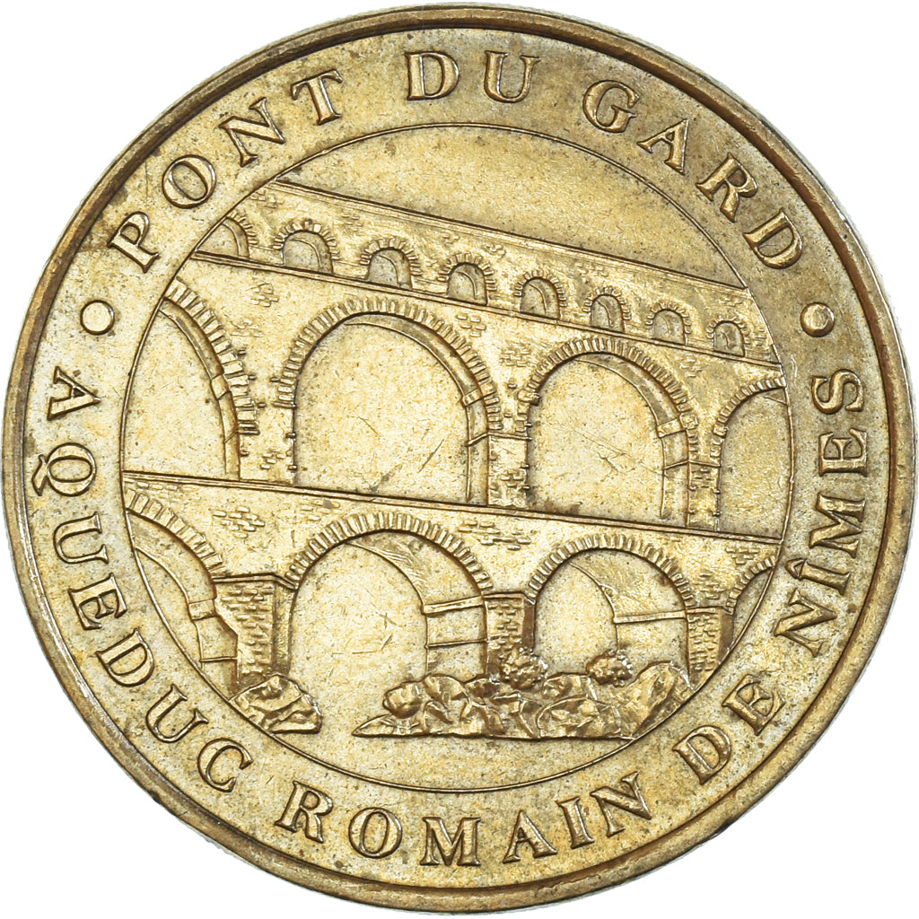 France, Jeton, Pont du Gard, Aqueduc romain de Nimes, Arts & Culture, 2002