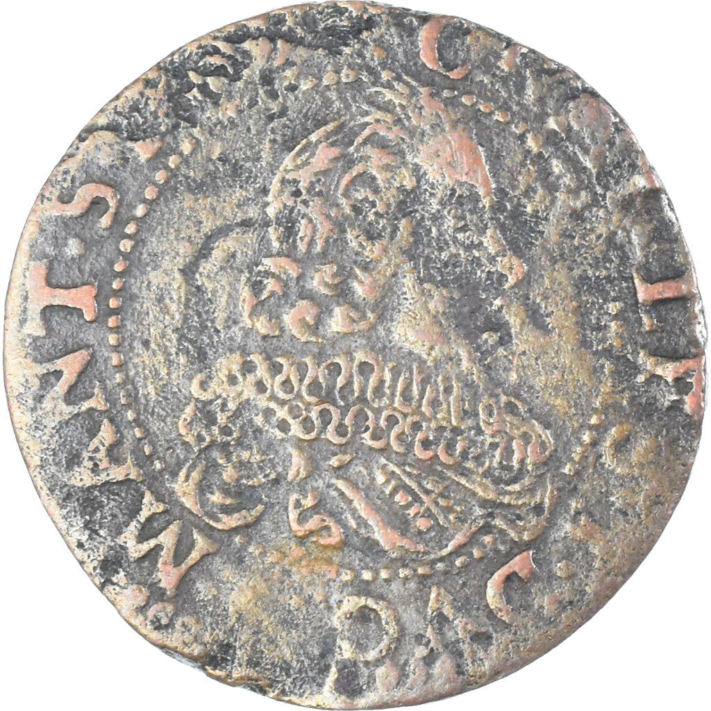 Moneda, Principado de Arches-Charleville, Charles de Gonzague, Double Tournois