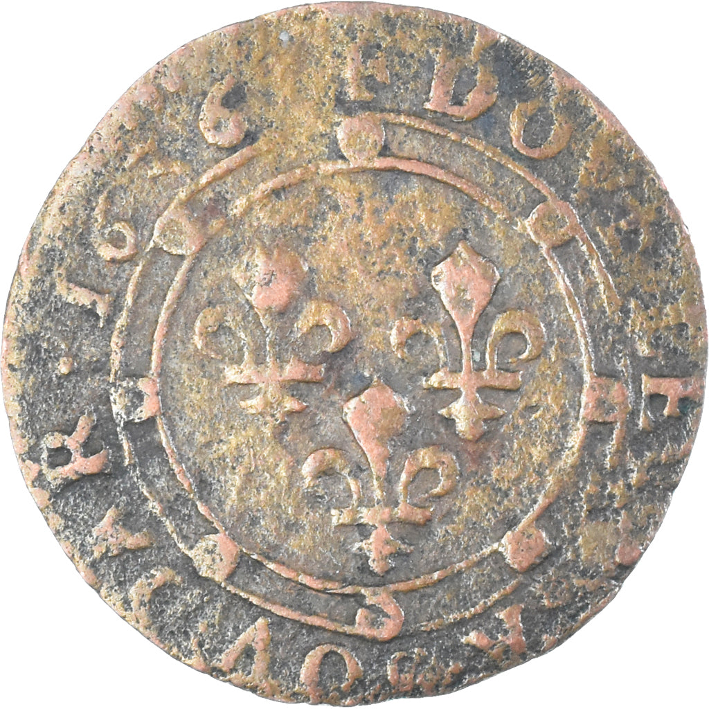 Moneda, Principado de Arches-Charleville, Charles de Gonzague, Double Tournois