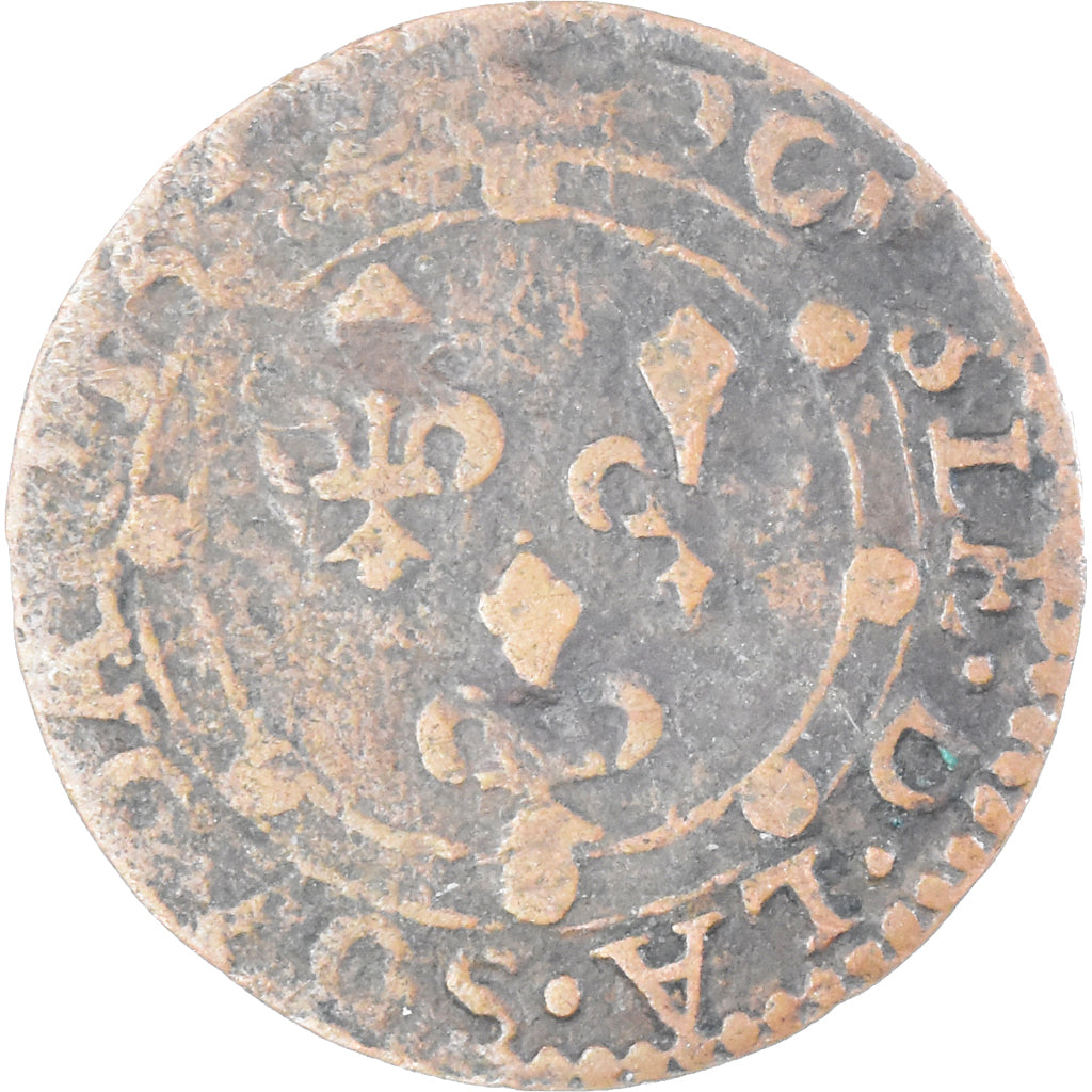 Coin, Principality of Arches-Charleville, CHARLES II DE GONZAGUE, Double