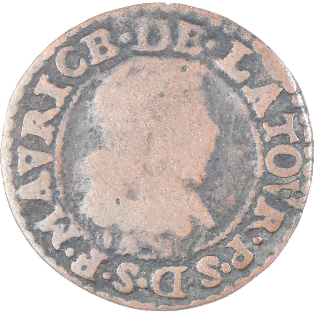 Münze, Fürstentum Sedan, Fréd-Maurice de La Tour, Double Tournois, 1632