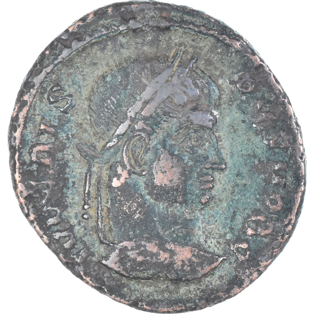 Moeda, Crispus, Follis, 320-321, Siscia, VF(30-35), Cobre, RIC:165