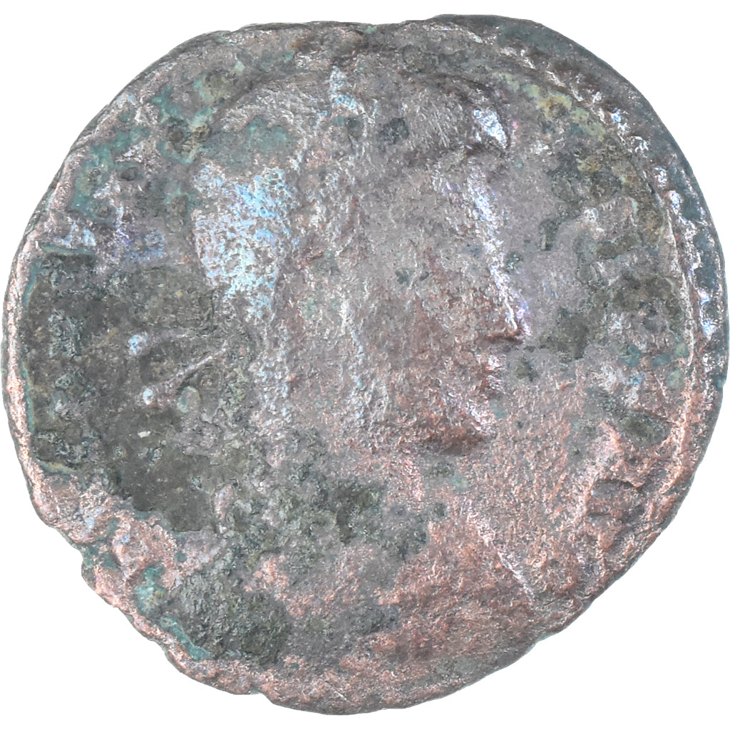Moeda, Constantius II, Follis, 350-355, Thessalonica, VF(20-25), Bronze, RIC:189