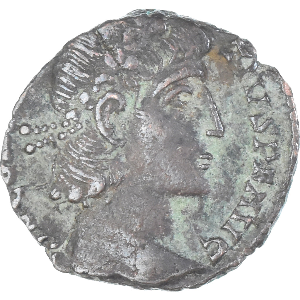 Coin, Constantius II, Follis, 337-361, Uncertain Mint, EF(40-45), Bronze