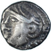 Coin, Aedui, Denier à la tête casquée, 80-50 BC, EF(40-45), Silver