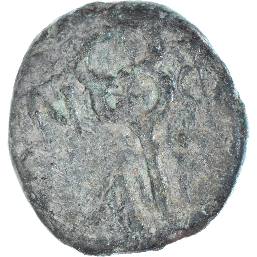 Moneta, Gaul, Bronze au caducée, 49-25 BC, Marseille, MB, Bronzo