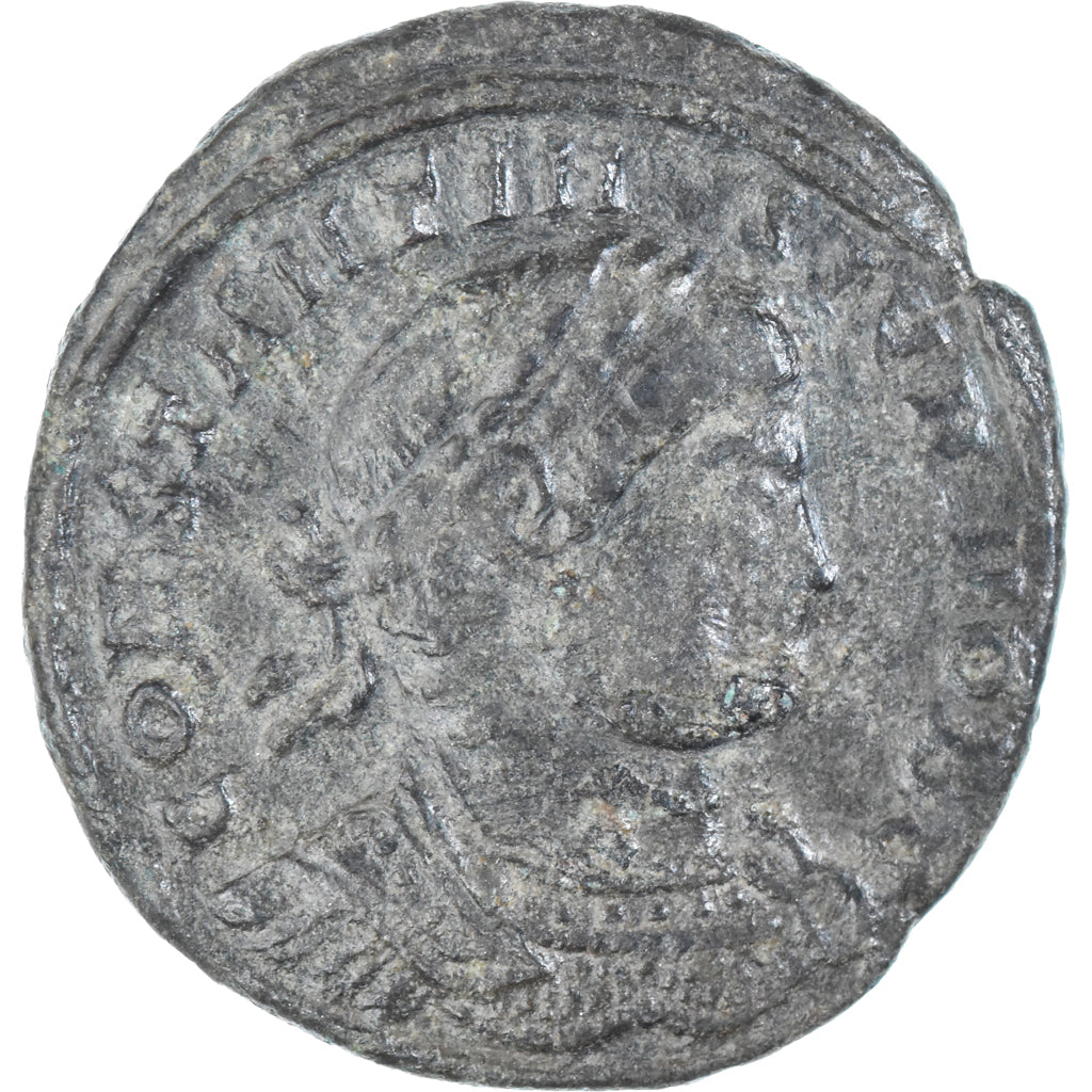 Coin, Constantine II, Follis, 330-331, Lugdunum, EF(40-45), Bronze, RIC:238