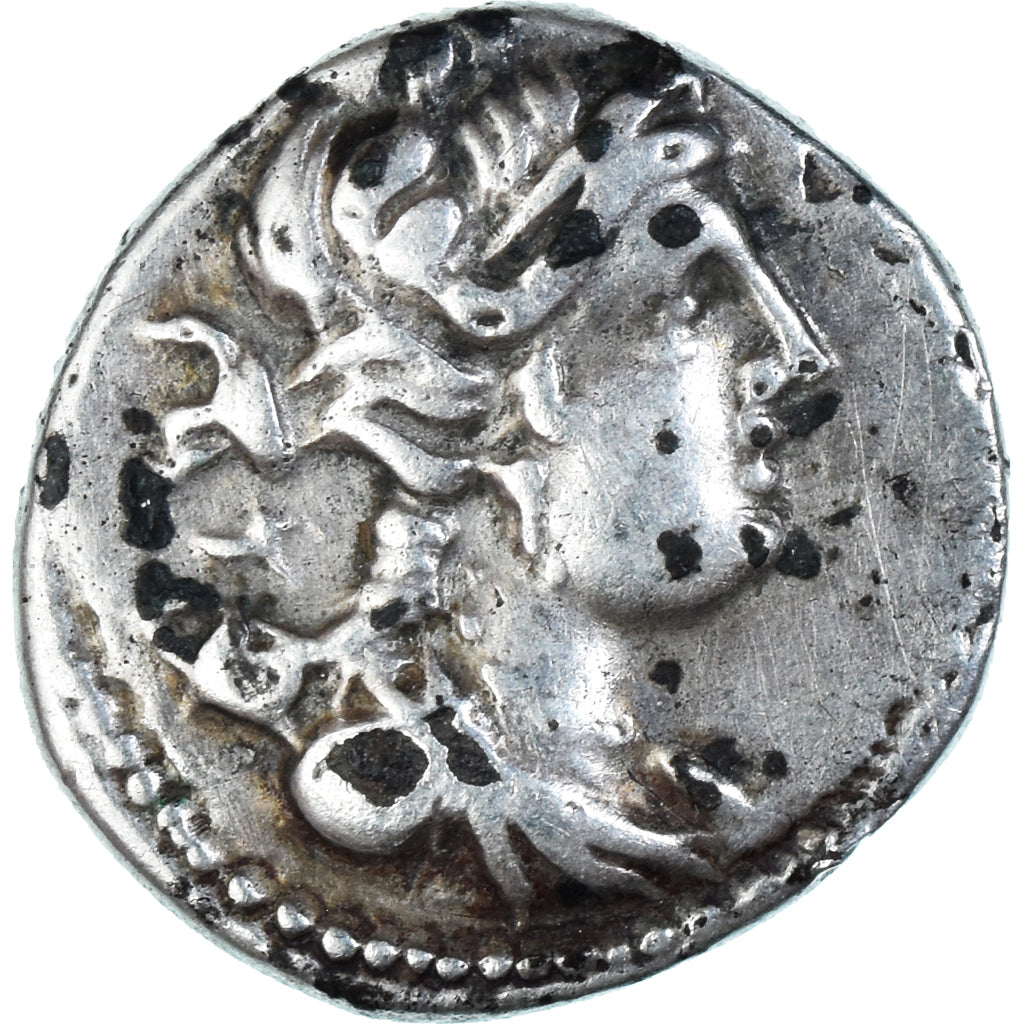 Coin, Gaul, Drachm, ca. 125-90 BC, Marseille, Fourrée, EF(40-45), Silvered