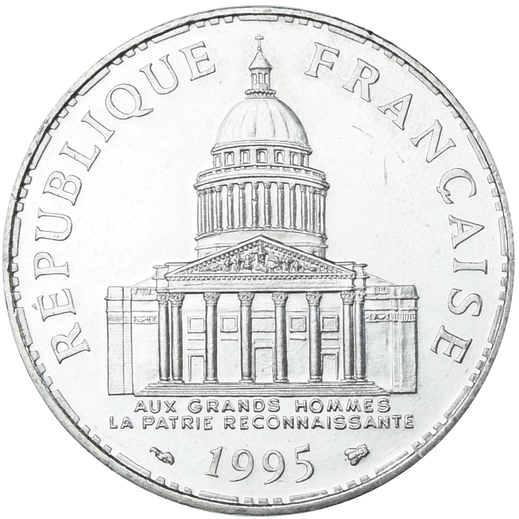 Monnaie, France, Panthéon, 100 Francs, 1995, Paris, SPL, Argent, KM:951.1