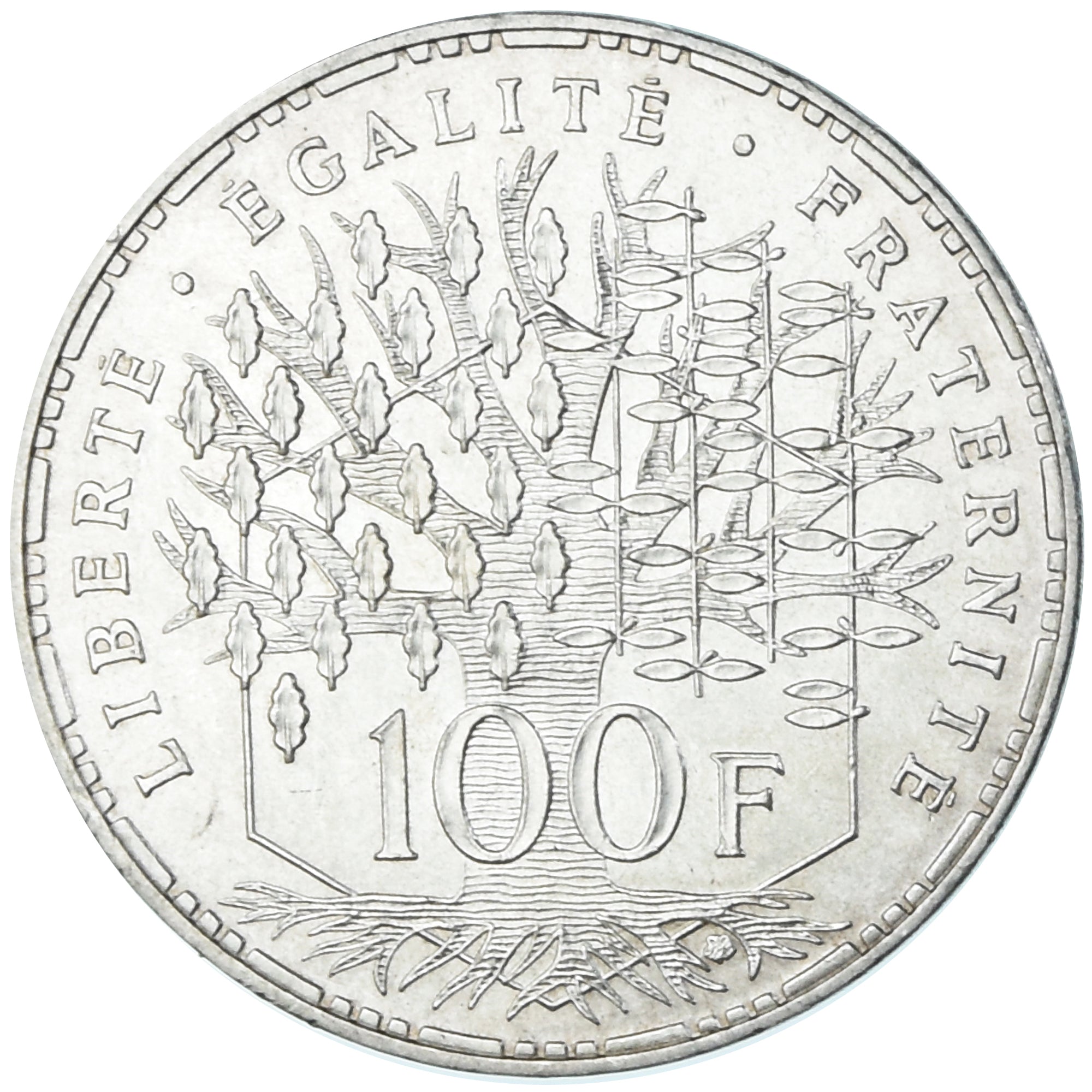 Coin, France, Panthéon, 100 Francs, 1982, Paris, MS(63), Silver, KM:951.1