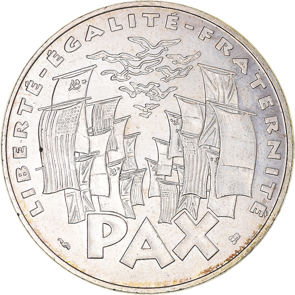 Coin, France, 8 mai 1945, 100 Francs, 1995, Paris, MS(63), Silver, KM:1116.1