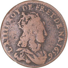 Monnaie, France, Louis XIV, Liard, 1656, Limoges, TB+, Cuivre, C2G:114