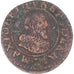 Coin, France, Maximilien I of Bethune, Double Tournois, 1636, VF(30-35), Copper