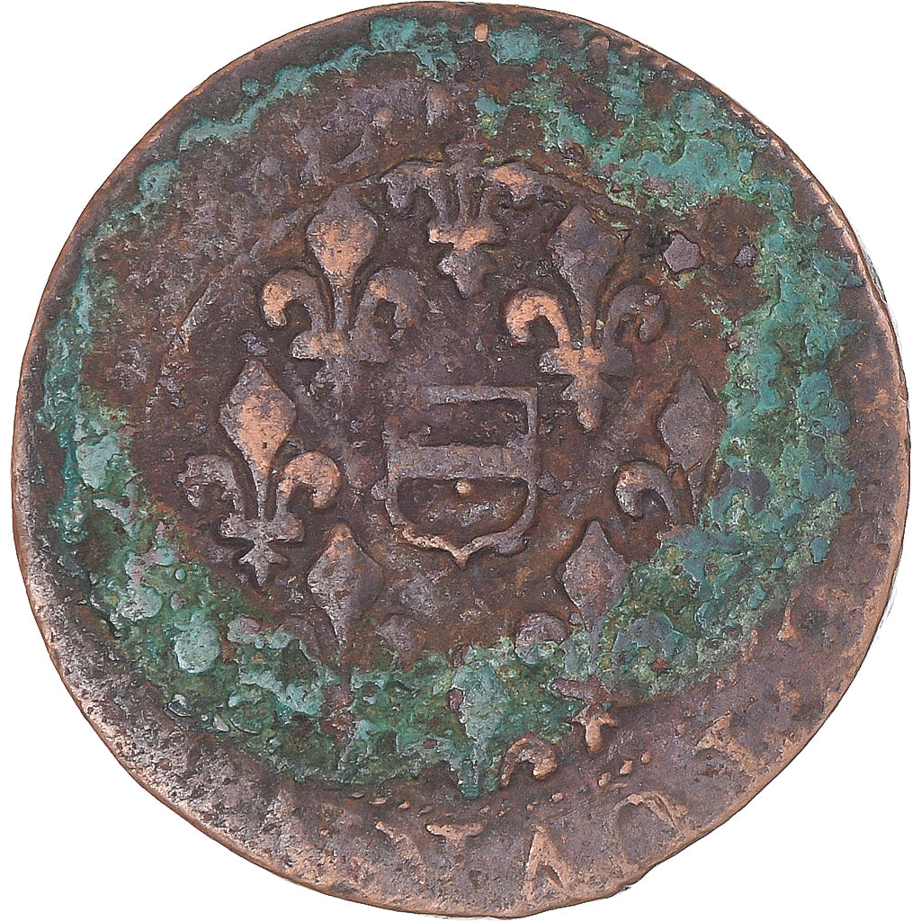 Münze, Frankreich, Maximilien I of Bethune, Double Tournois, 1636-41, S+