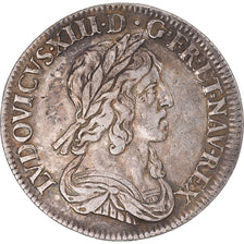 Moneta, Francia, Louis XIII, 1/4 Écu 2e poinçon de Warin, 1643, Paris, BB