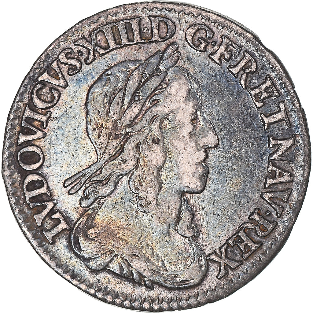 Coin, France, Louis XIII, 1/12 Ecu, 2ème poinçon de Warin, 1643, Paris