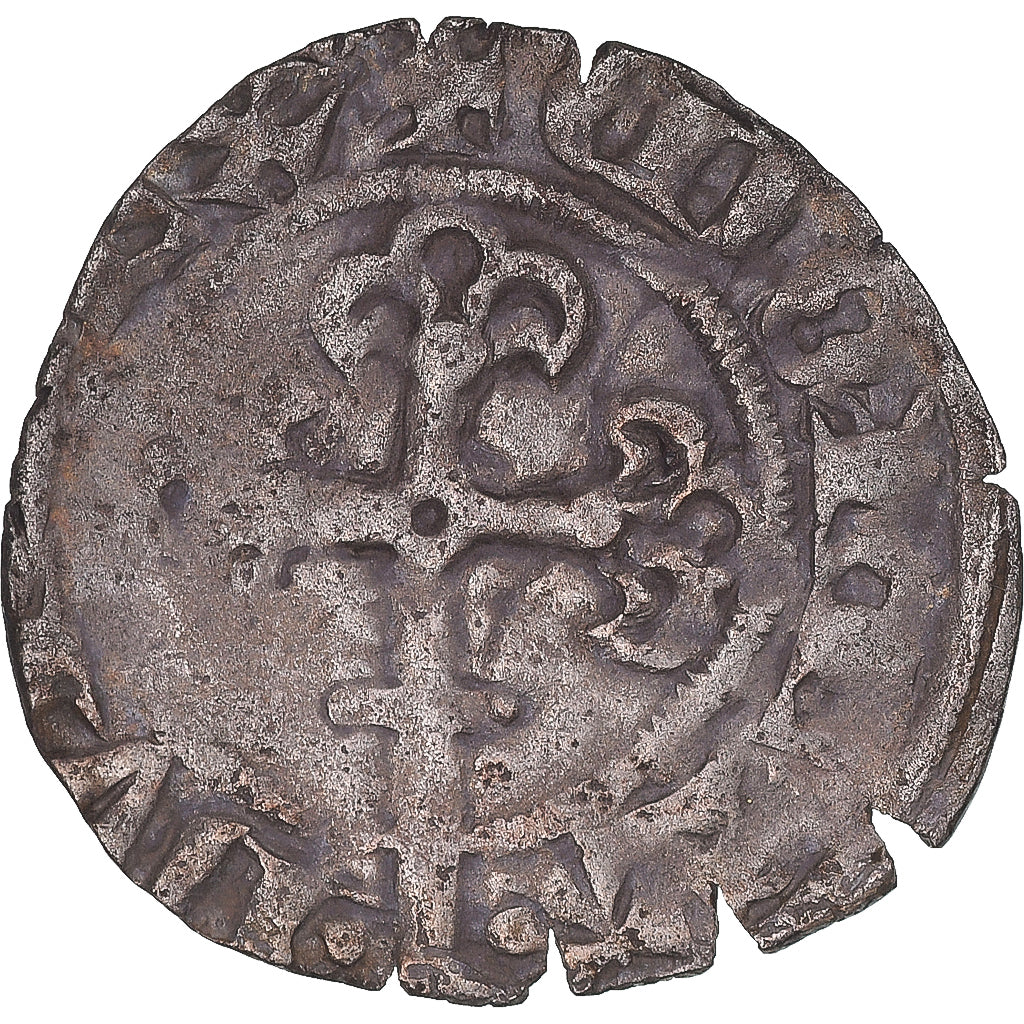 Münze, Frankreich, Philippe VI, Double Tournois, 1328-1350, S, Billon