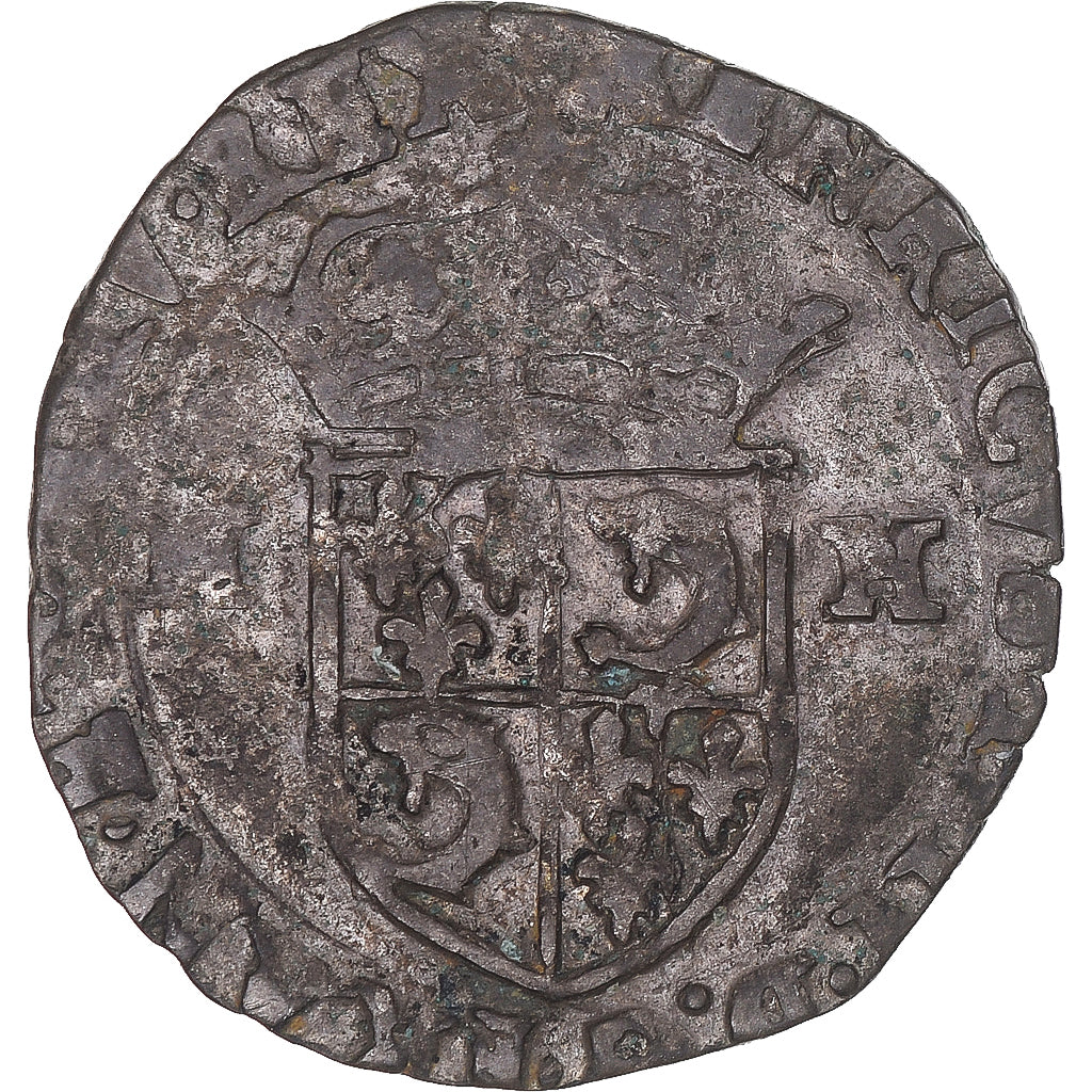 Moneta, Francja, Henri IV, Douzain du Dauphiné, 1594, Grenoble, VF(30-35)