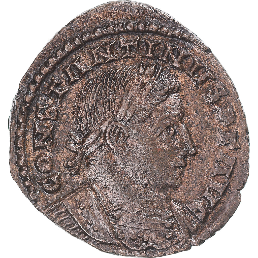 Moneta, Constantine I, Follis, 310-312, London, BB+, Bronzo, RIC:222
