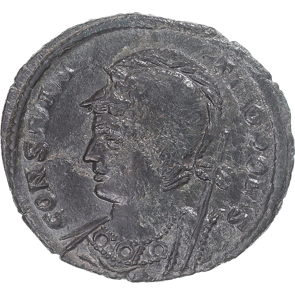 Monnaie, Constantinopolis, Follis, 332-333, Arles, TB+, Bronze, RIC:369