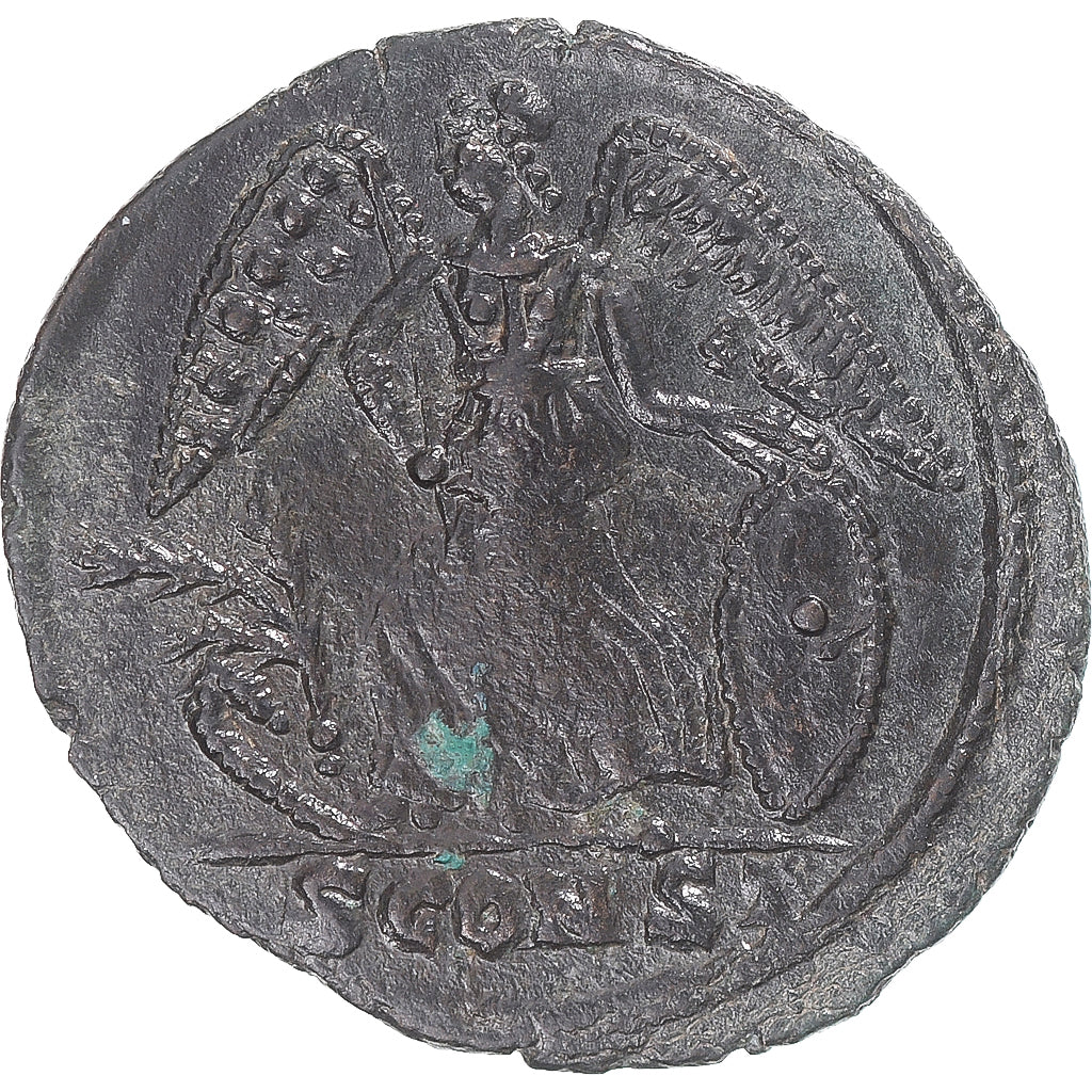 Monnaie, Constantinopolis, Follis, 332-333, Arles, TB+, Bronze, RIC:369