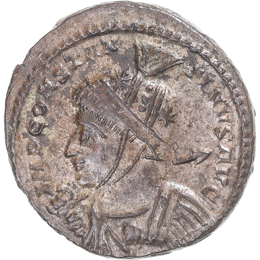 Coin, Constantine I, Follis, 320, London, AU(50-53), Bronze, RIC:168