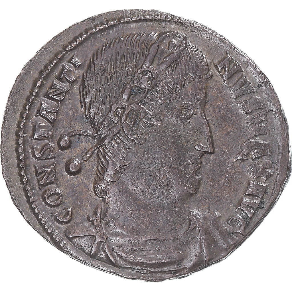 Coin, Constantine I, Follis, 330-333, Thessalonica, EF(40-45), Bronze, RIC:183