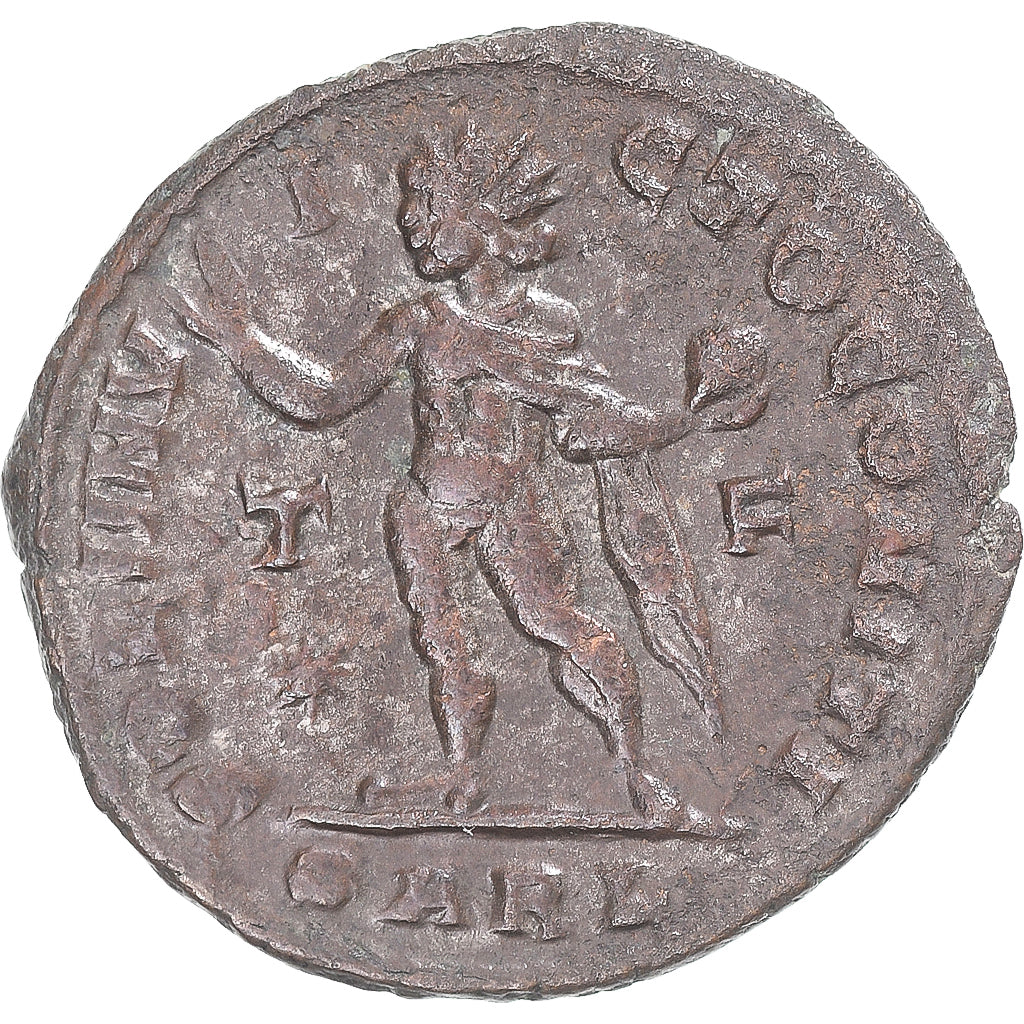 Monnaie, Constantin I, Follis, 314-315, Arles, TB+, Bronze, RIC:72