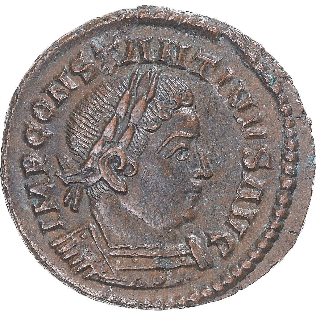Coin, Constantine I, Follis, 313-314, London, AU(55-58), Bronze, RIC:10