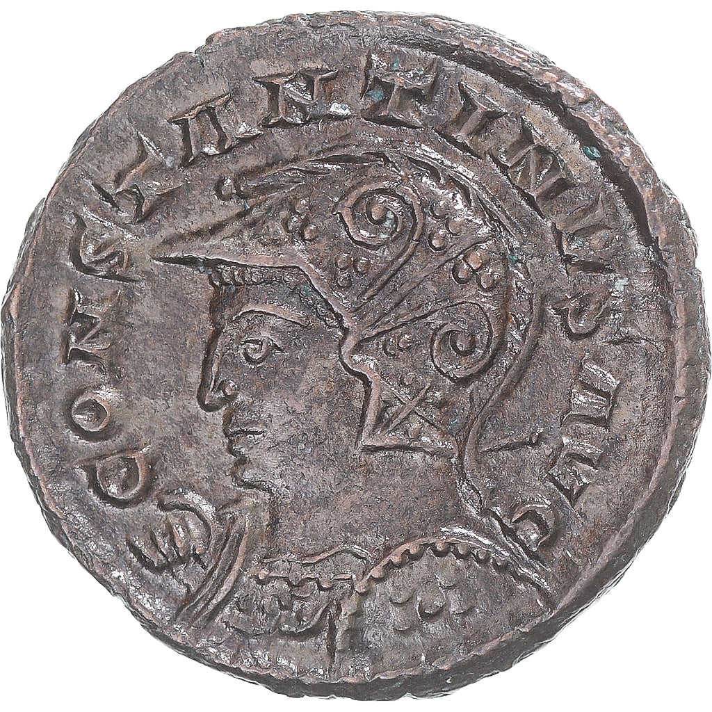 Münze, Constantine I, Follis, 313-314, London, SS+, Bronze, RIC:17