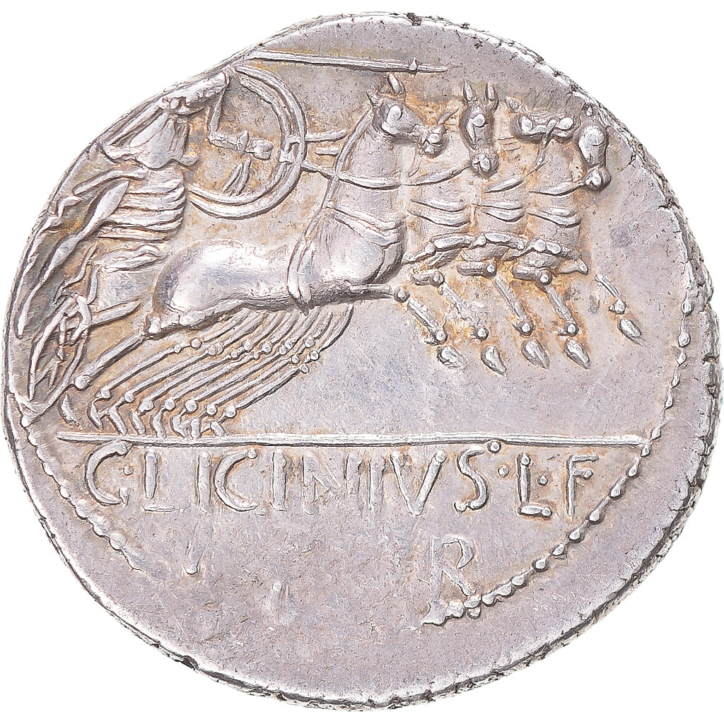 Licinia, Denier, 84 BC, Rome, Argent, SUP, Crawford:354/1