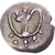 Moneda, Calabria, Obol, 380-325 BC, Tarentum, MBC, Plata, SNG-Cop:1065, HN
